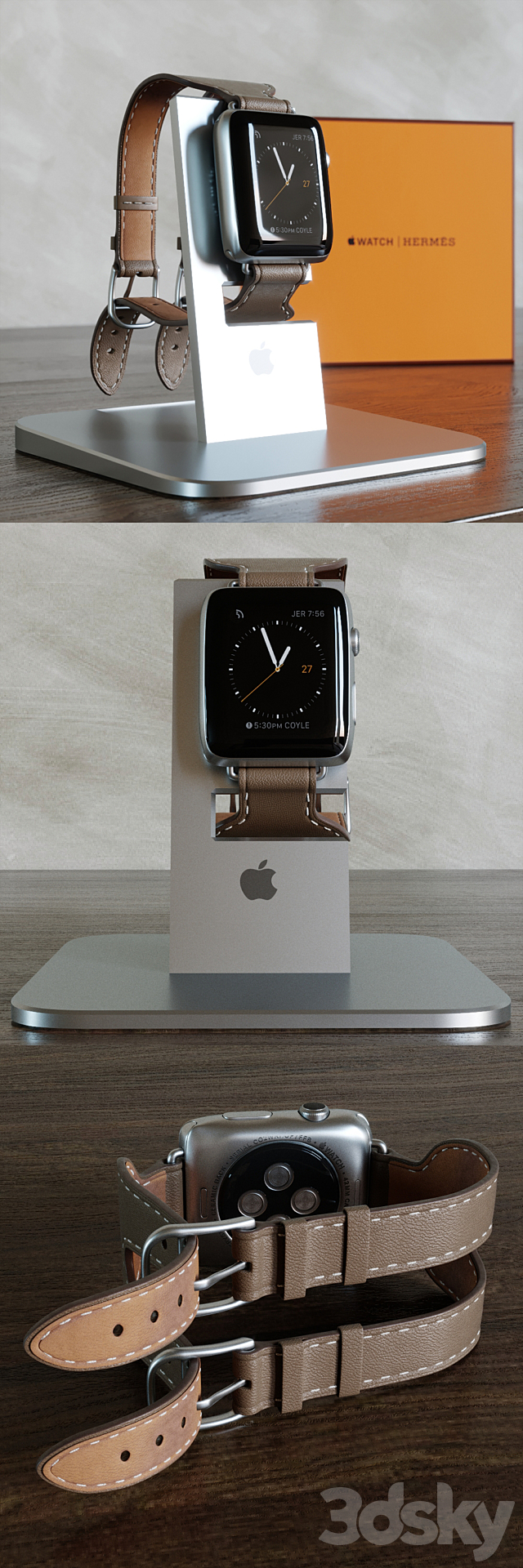 Apple Watch HERMES Edition 3DSMax File - thumbnail 2