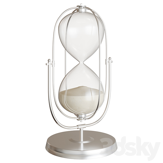 Ascan Oval Decorative Sand Timer 3DSMax File - thumbnail 4