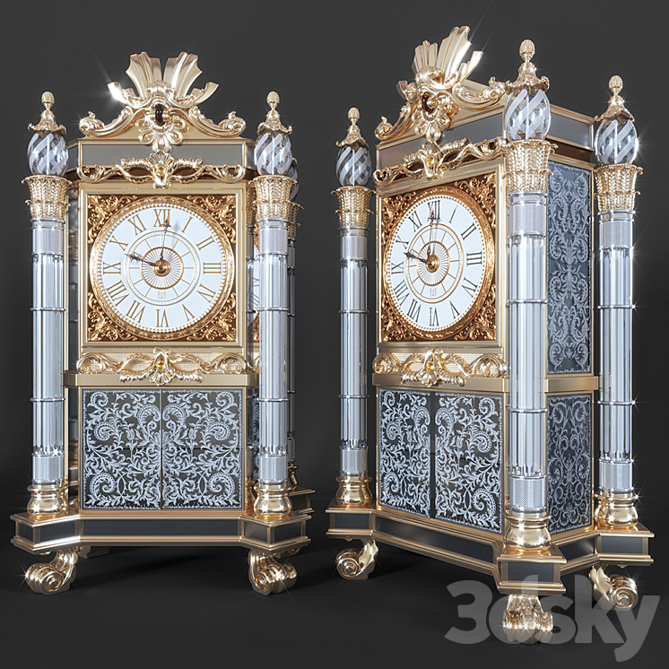 Baldi Home Jewels Clock 3DS Max - thumbnail 1