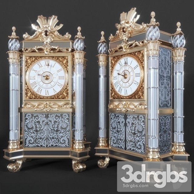 Baldi Home Jewels Clock 3dsmax Download - thumbnail 1