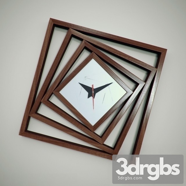 Chasi Nastennie Clock 3dsmax Download - thumbnail 1