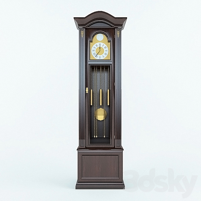 classic clock 01 3DSMax File - thumbnail 1