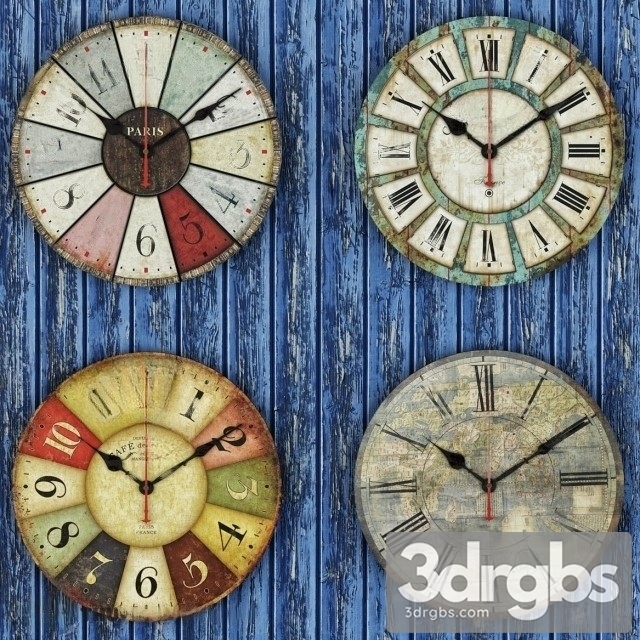 Classic Clock 17 3dsmax Download - thumbnail 1