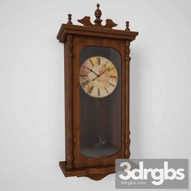 Classic Clock 19 3dsmax Download - thumbnail 1