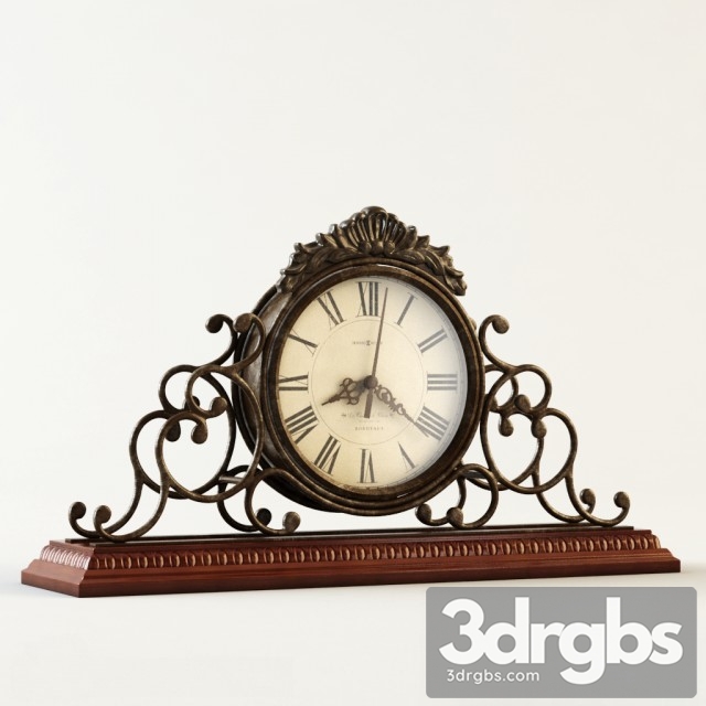 Classic Clock 20 3dsmax Download - thumbnail 1