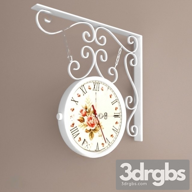 Classic Clock 9 3dsmax Download - thumbnail 1