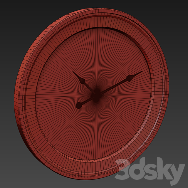 Clock 102 3DS Max Model - thumbnail 2