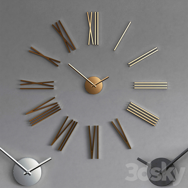 Clock 111 3DS Max - thumbnail 1