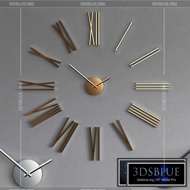 Clock 111 3DS Max - thumbnail 3