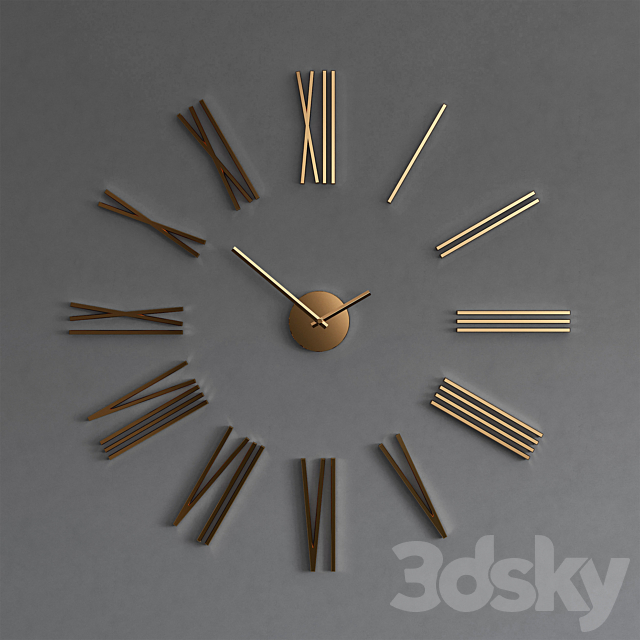 Clock 111 3DSMax File - thumbnail 2