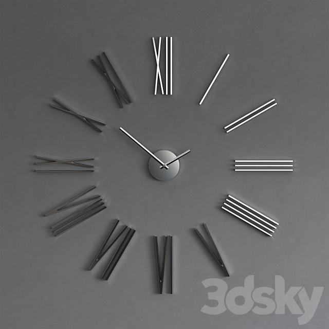 Clock 111 3DSMax File - thumbnail 3