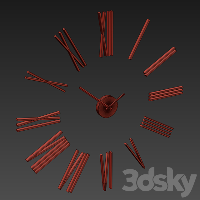 Clock 111 3DSMax File - thumbnail 5