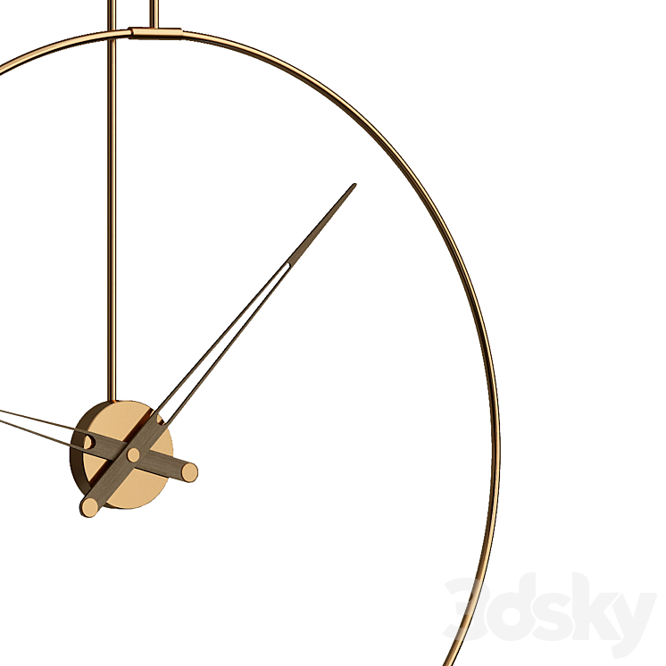 Clock 164 3DS Max Model - thumbnail 2