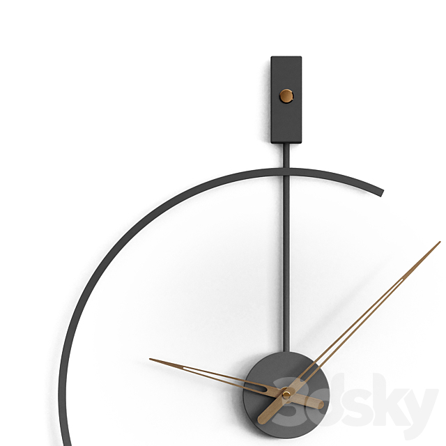 Clock 233 3ds Max - thumbnail 2