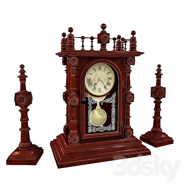 clock 3DSMax File - thumbnail 1