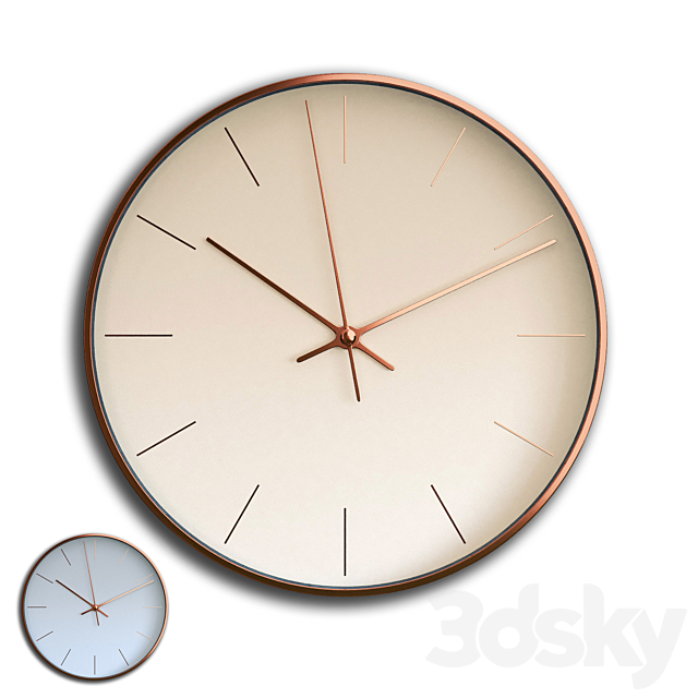 Clock 63 3DSMax File - thumbnail 1