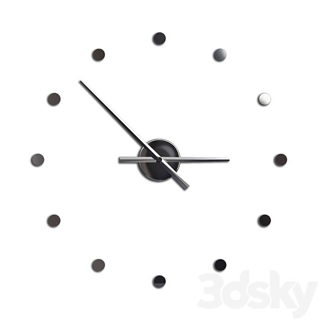 Clock 66 3DS Max Model - thumbnail 2