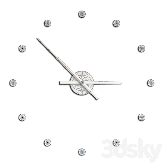 Clock 66 3DS Max Model - thumbnail 3