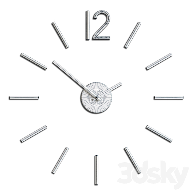 Clock 71 3ds Max - thumbnail 3