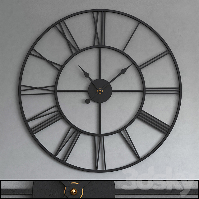 Clock 99 3DSMax File - thumbnail 1