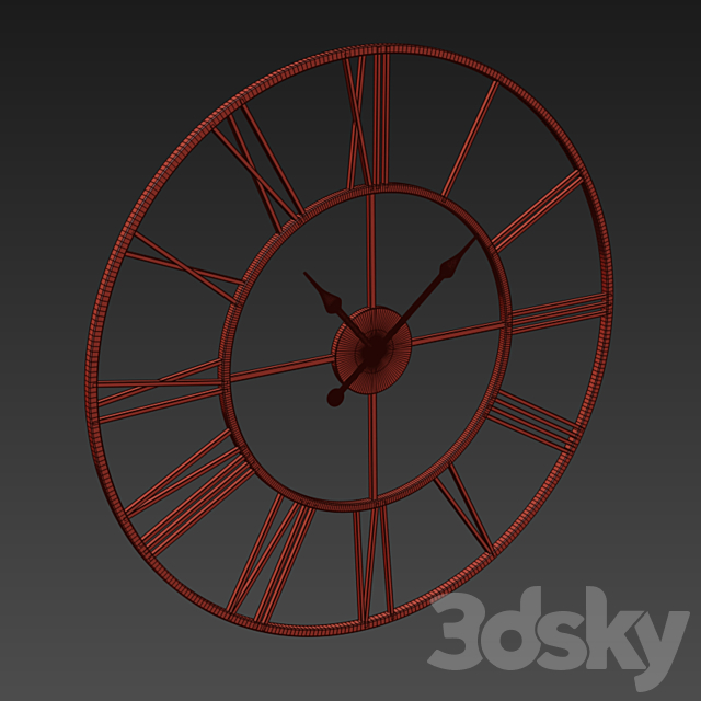 Clock 99 3DSMax File - thumbnail 4