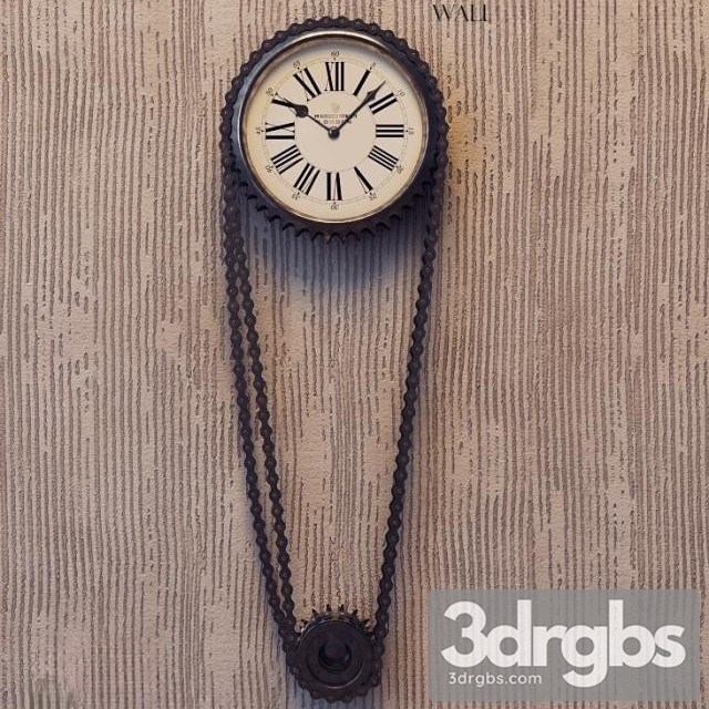 Clock By Cicle 3dsmax Download - thumbnail 1