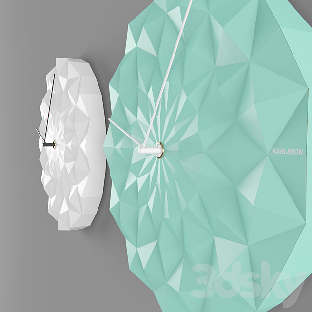 Clock Karlsson Facet 3DSMax File - thumbnail 3