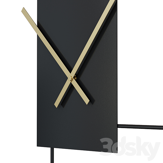 Clock outline 3DSMax File - thumbnail 2