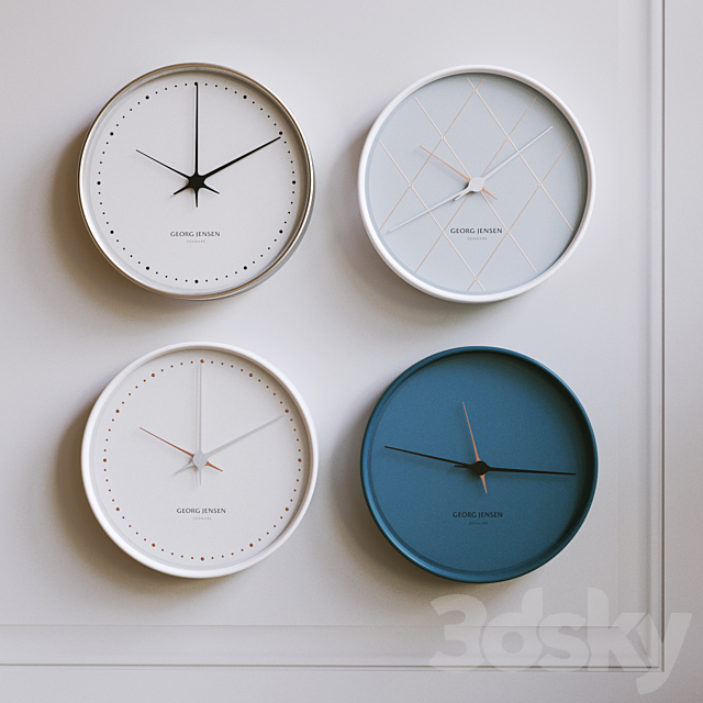 CLOCKS GEORG JENSEN _ HOURS 3DSMax File - thumbnail 1