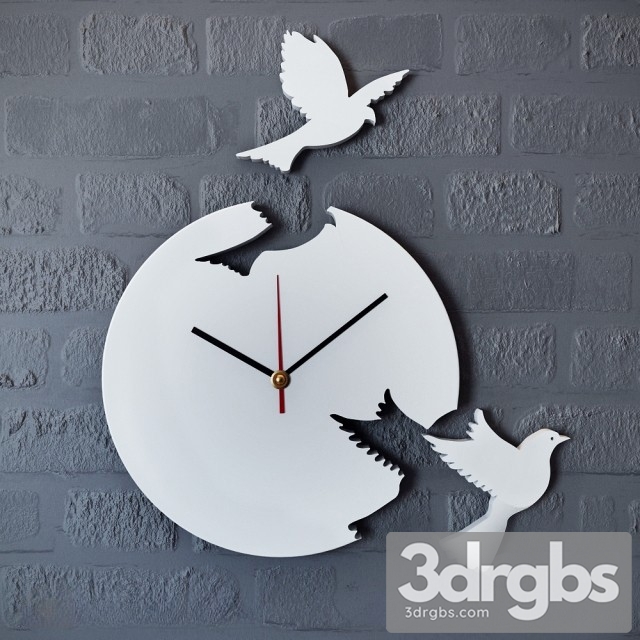 DidiArt Clock 02 3dsmax Download - thumbnail 1