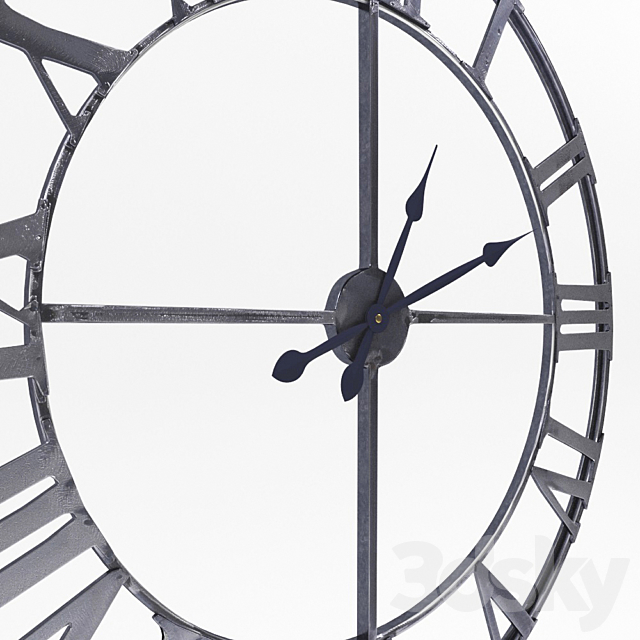 Eisenhauer wall clock 3DS Max Model - thumbnail 2