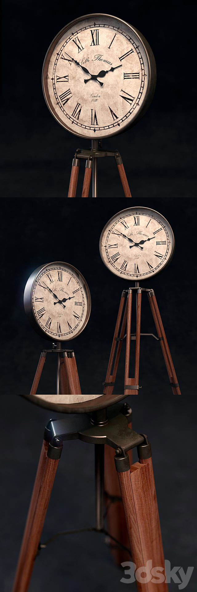 Garda Decor Clock IM5202-150 3DSMax File - thumbnail 2