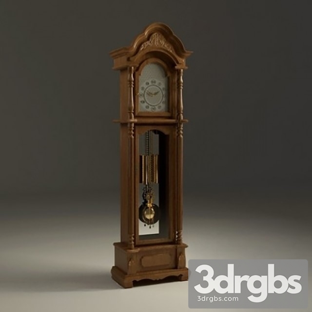 Grandfathe Clock 02 3dsmax Download - thumbnail 1