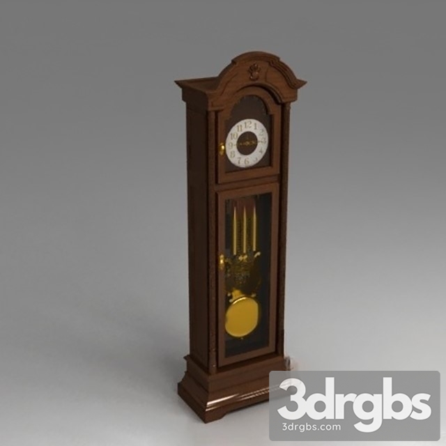 Grandfathe Clock 3dsmax Download - thumbnail 1