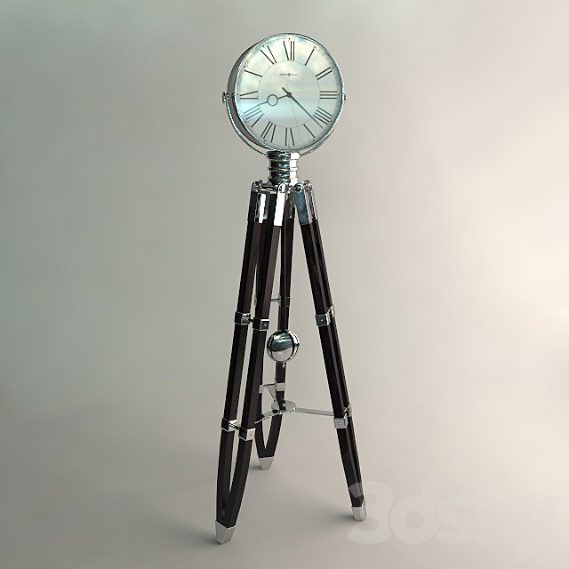 Grandfather clock Chaplin 3ds Max - thumbnail 1