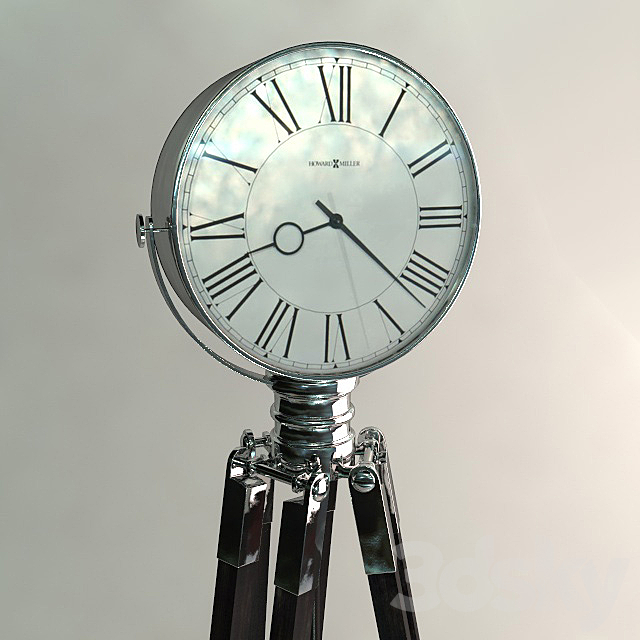 Grandfather clock Chaplin 3ds Max - thumbnail 2