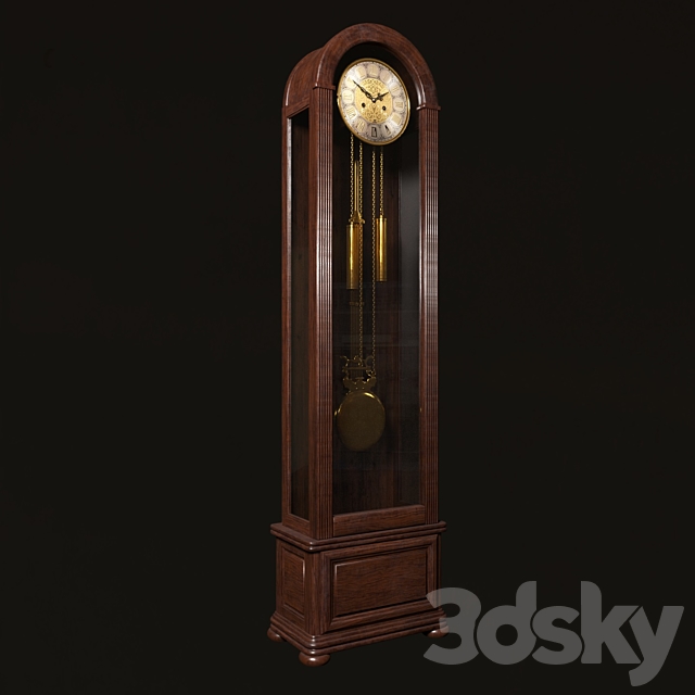 grandfather clock POWER MG2109D-1 3DSMax File - thumbnail 2