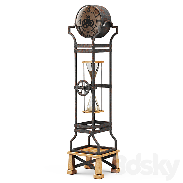 Grandfather Clocks Howard Miller 615-074 3DSMax File - thumbnail 1