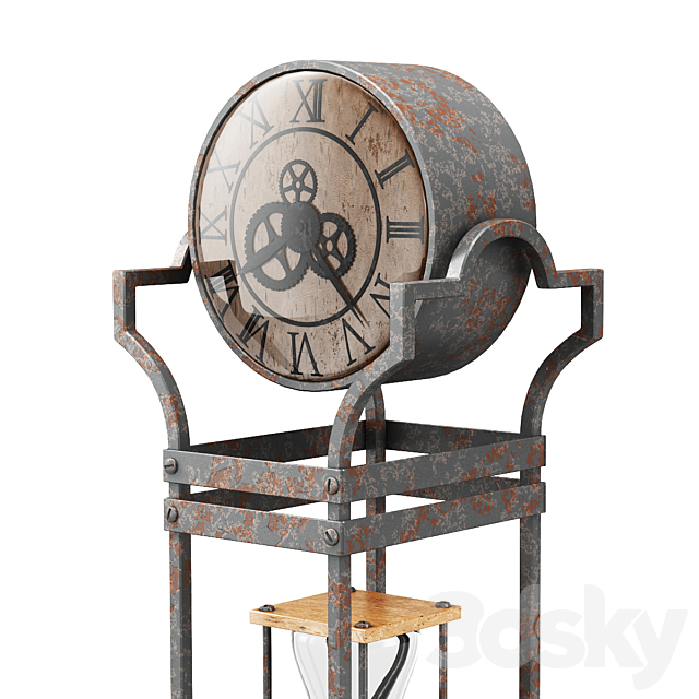 Grandfather Clocks Howard Miller 615-074 3DSMax File - thumbnail 2