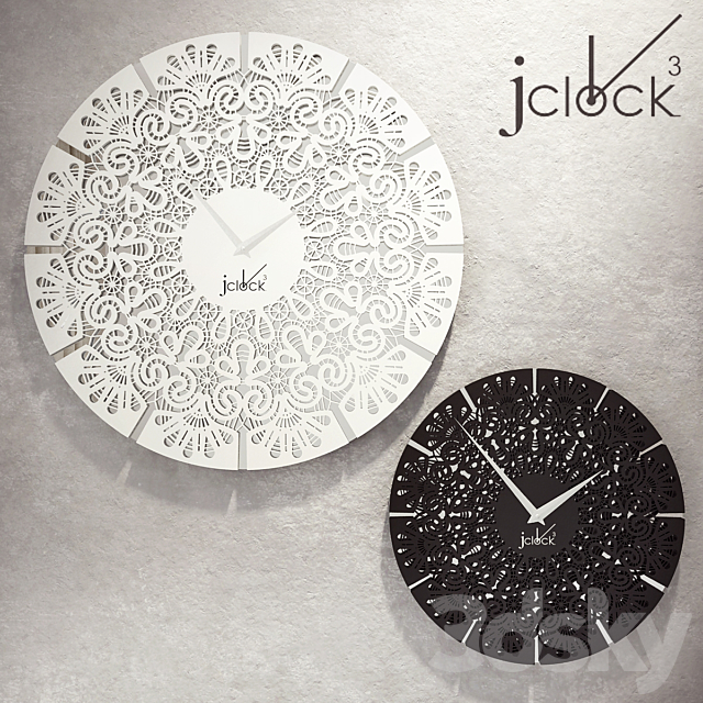 Hours Jclock “Kubena” JC07 3DSMax File - thumbnail 1