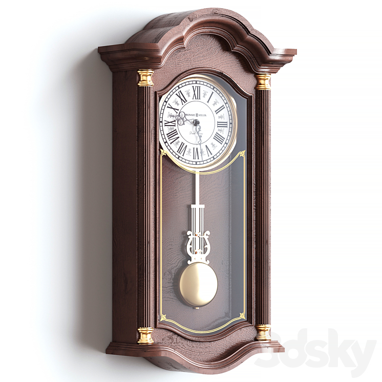 Howard Miller Lambourn I Wall Clock 3DS Max - thumbnail 2