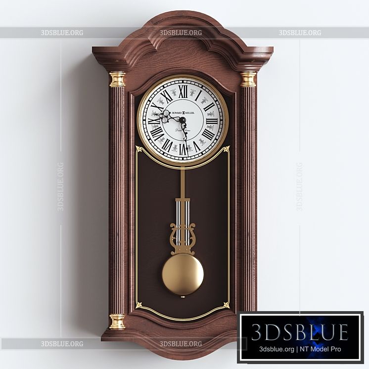 Howard Miller Lambourn I Wall Clock 3DS Max - thumbnail 3