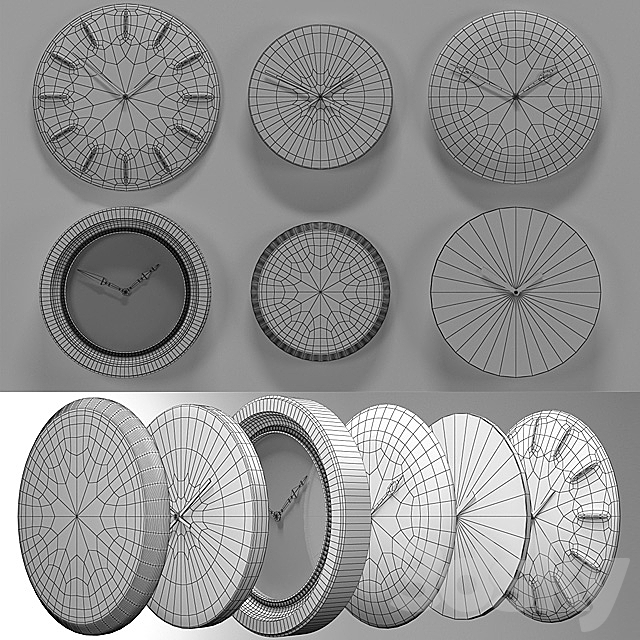 IKEA Wall clocks 3DSMax File - thumbnail 2