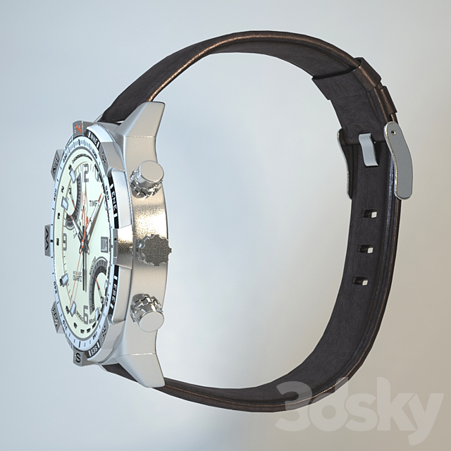 IQ Fly-Back Chrono-Compass 3DSMax File - thumbnail 2