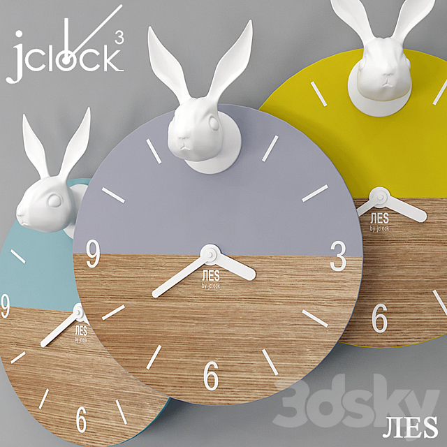 JClock LES _ FOREST _ LES watches 3DSMax File - thumbnail 1