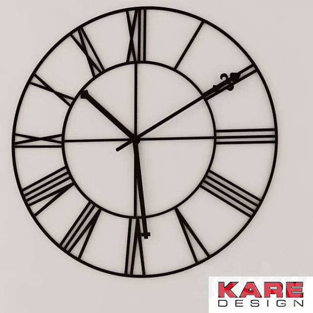 KARE DESIGN _ Deco Wall Clock Factory 3DSMax File - thumbnail 1