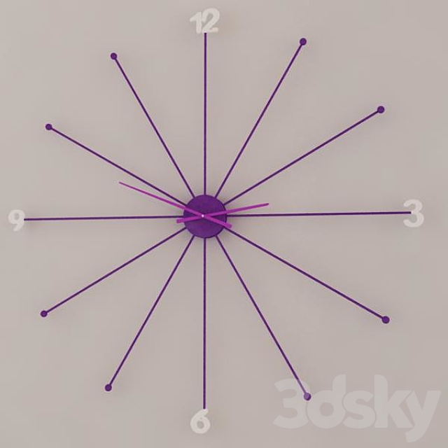 KARE DESIGN _ Umbrella Violet 3DSMax File - thumbnail 1