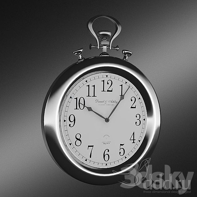 Kare Design Clock art. no 66893 3ds Max - thumbnail 1