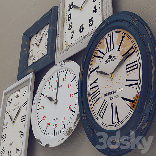 Kare Design Wall Clock 3DSMax File - thumbnail 3