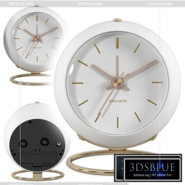 Karlsson Alarm Clock Globe 3DS Max - thumbnail 3